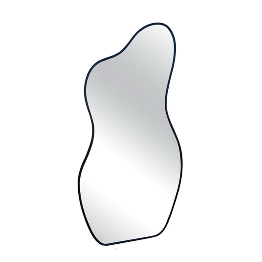 Zentix Aura Wave Organische Passpiegel Zwart 180x90 cm