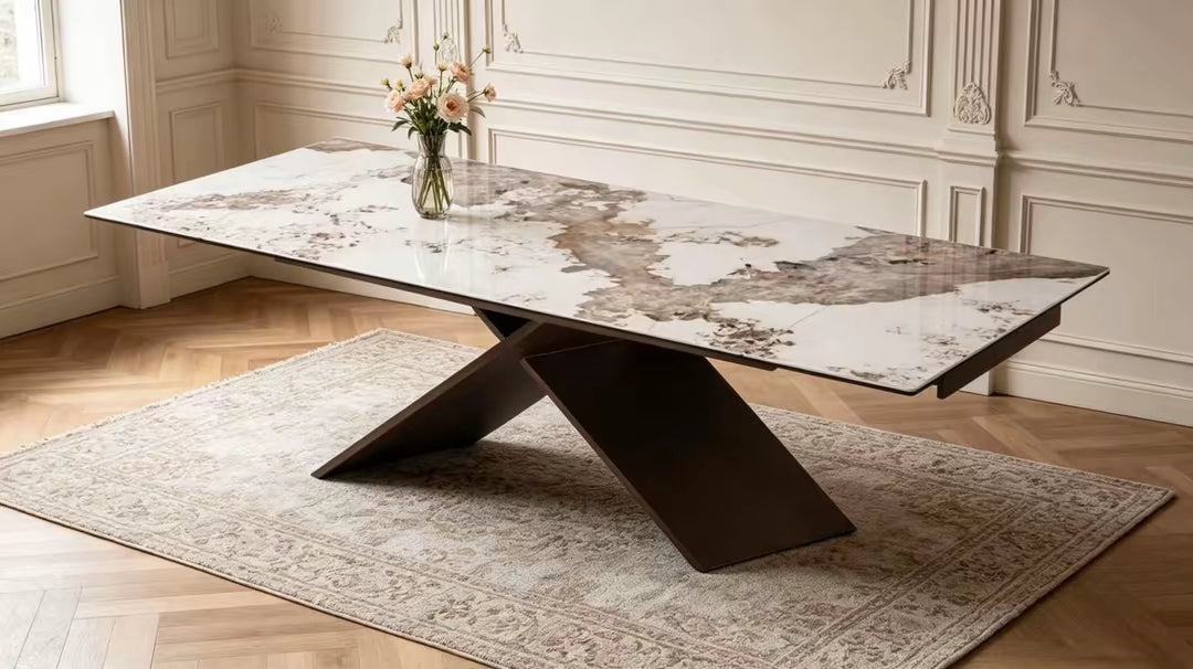 Vortex Marble – Luxe Design Tafel met Marmerlook